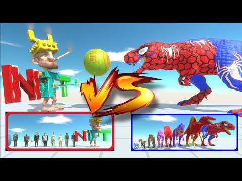 MODERN HUMANS VS CARNIVORE DINOSAURS - ANIMAL REVOLT BATTLE SIMULATOR