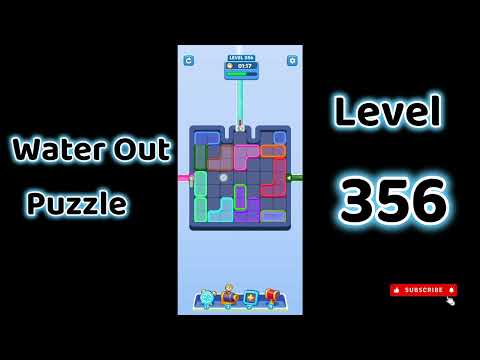 Water Out Puzzle Level 356 Walkthrough 💧 | Step-by-Step Solution | SolutionGuruji