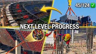 Camp Nou Construction Update 2026 || Roof Structure Rising Fast & Facade Taking Shape