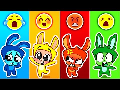 Labubu Story 🐻Feelings and Emotions for Kids🐰 Funny Kids Songs And Nursery Rhymes😍