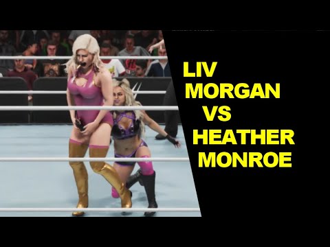 WWE 2K19 Liv Morgan vs Heather Monroe - Knockout Match