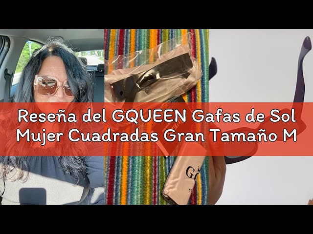 Vídeo relacionado con YAMEIZE Cuadradas Gafas de Sol Retro Oversized para Mujeres y Hombres Grande Gafas de sol de los Años 90 Marco Grueso Protección UV400