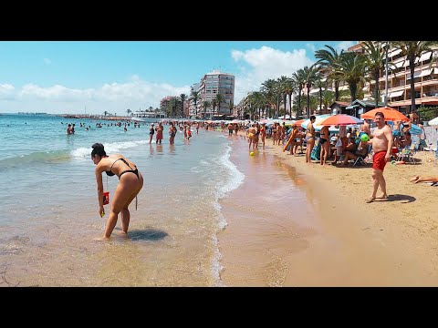 , title : '☀️Torrevieja SPAIN -- Del Cura BEACH 🌊2022 4K VIEW 🎥 SPAIN BEACH WALK -- Torrevieja Walk Tour 🚶‍♂️'