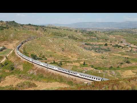 Comboio Especial n.º 98208/9 (Transp. Carruagens Espanholas) - Abrunhosa-a-Velha