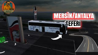 IPARTA PETROL TURİZM İLE TEMSA SAFİR MERSİN-ANTALYA SEFERİ BOL VİRAJLI