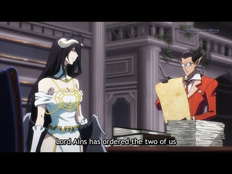Demiurge and Albedo amaze Ainz sama action - Overlord IV S4 Episode 5 -アルベド - オーバーロード IV 第5話