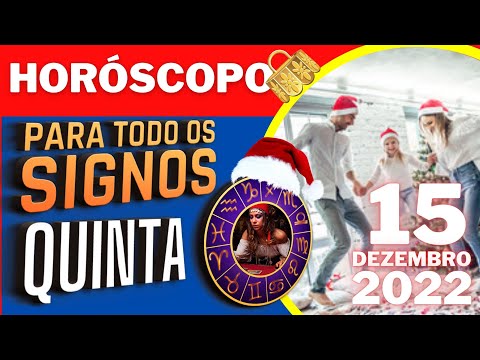 @AlmanaquedosSignos  ♈  HOROSCOPO DE HOJE ⭐ QUINTA 15/12/2022 l TODOS OS SIGNOS