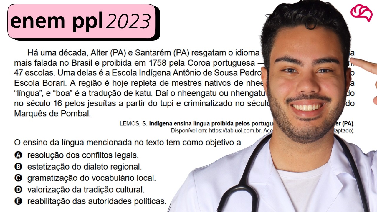 Resolução em Vídeo — Questão 80 ENEM 2023 PPL