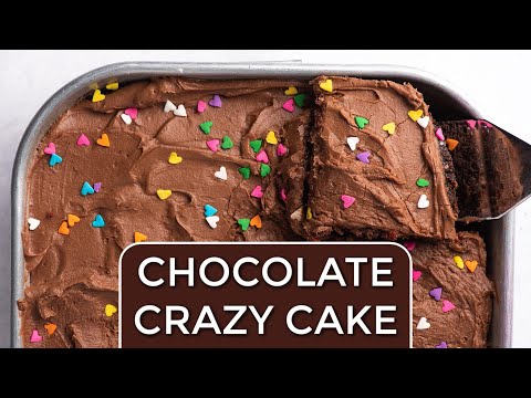 Chocolate Crazy Cake (Wacky Cake) Recipe