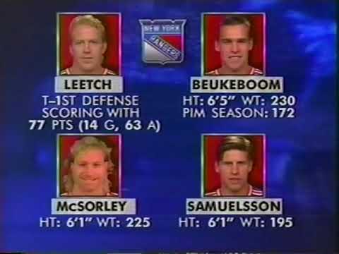 New York Rangers VS Philadelphia Flyers 4/4/1996