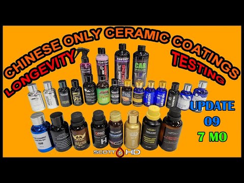28 WAY CHINESE COATINGS LONGEVITY TEST  - UPDATE 09 - 7 MONTHS