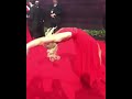 Red Carpet Backflip By Hot Actress