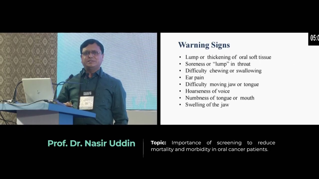 Oral cancer video 2