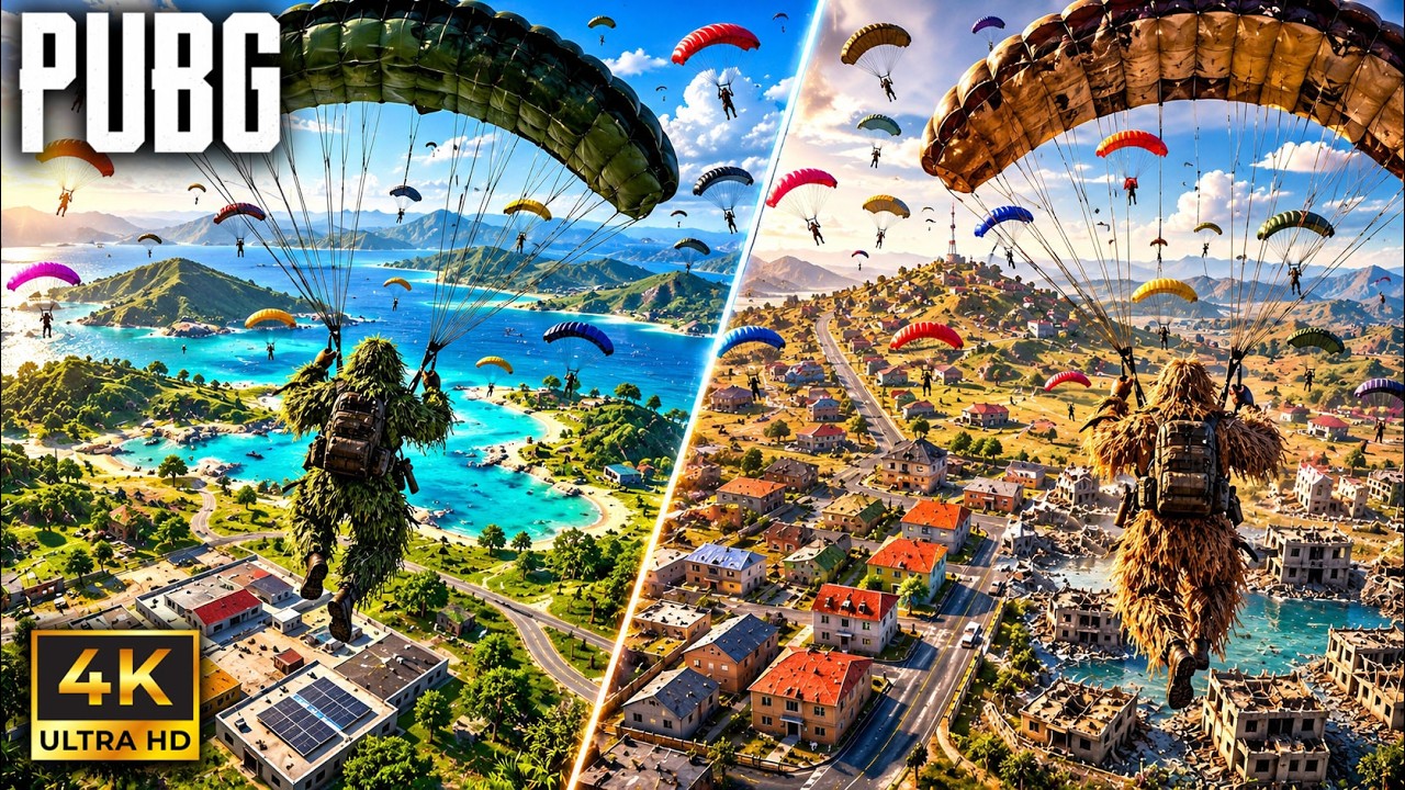 PUBG PC: SANHOK y ERANGEL en ULTRA GRAFICOS DLSS 😎 El mejor BATTLE ROYALE del 2026
