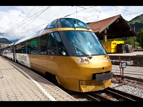 Golden Pass Panoramic (Switzerland): Zweisimmen - Montreux Front Cabin View