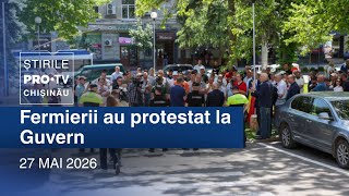 Știrile PRO TV (ORA 17:00) | FERMIERII AU PROTESTAT LA GUVERN | Moldova