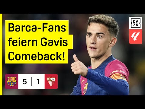 Lewy in Ballerlaune! Barca nach Torfest bereit für Bayern: FC Barcelona - FC Sevilla | LaLiga | DAZN