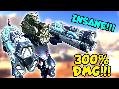 Insane! Titan Destroyer FALCON GLACIER 300% DMG | War Robots MK2 Gameplay WR