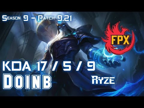FPX Doinb RYZE vs EKKO Mid - Patch 9.21 EUW Ranked