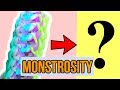 Monstrosity Bracelet Transformed Into Puzzler Bracelet Rainbow Loom Time Lapse