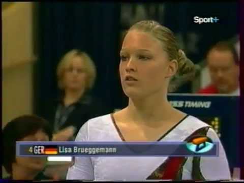 Lisa BRUEGGEMANN (GER) vault - 2004 DTB Cup semi final