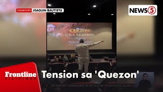 Download the video "Apo ni Manuel L. Quezon, minura ang cast and crew ng pelikulang 'Quezon' | Frontline Pilipinas"