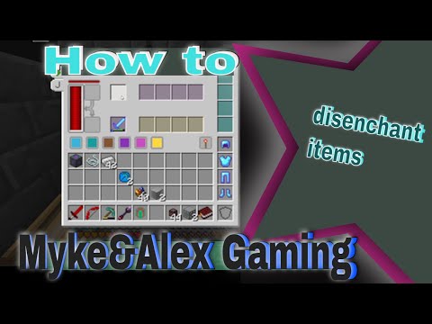 Mike&Alex Gaming - How to disenchant items and reuse enchantments | Minecraft | MC Eternal | Lets Play / Tutorial Ep.28
