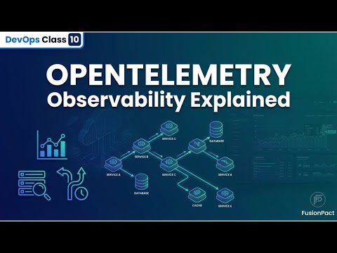 OpenTelemetry Explained | DevOps Class 10 | Observability, Traces, Metrics & Logs