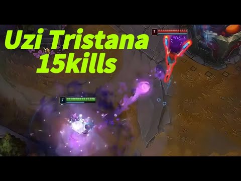 UZI TRISTANA VS  MISS FORTUNE , HIS TRISTANA IS SO CLEAN!