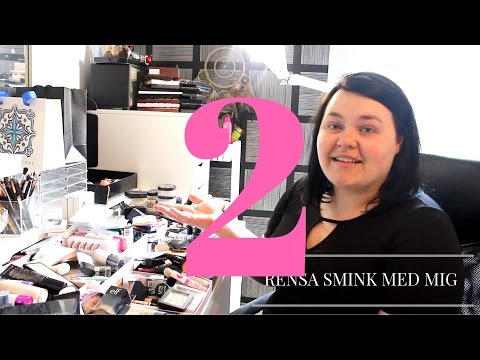 ORGANISERA OCH RENSA SMINK MED MIG DEL 2 - foundation, puder, ögon etc.