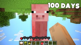 I Survived 100 Days in BROKEN Hardcore Minecraft... Minecraft 100 Days
