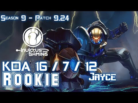 IG Rookie JAYCE vs ORIANNA Mid - Patch 9.24 KR Ranked