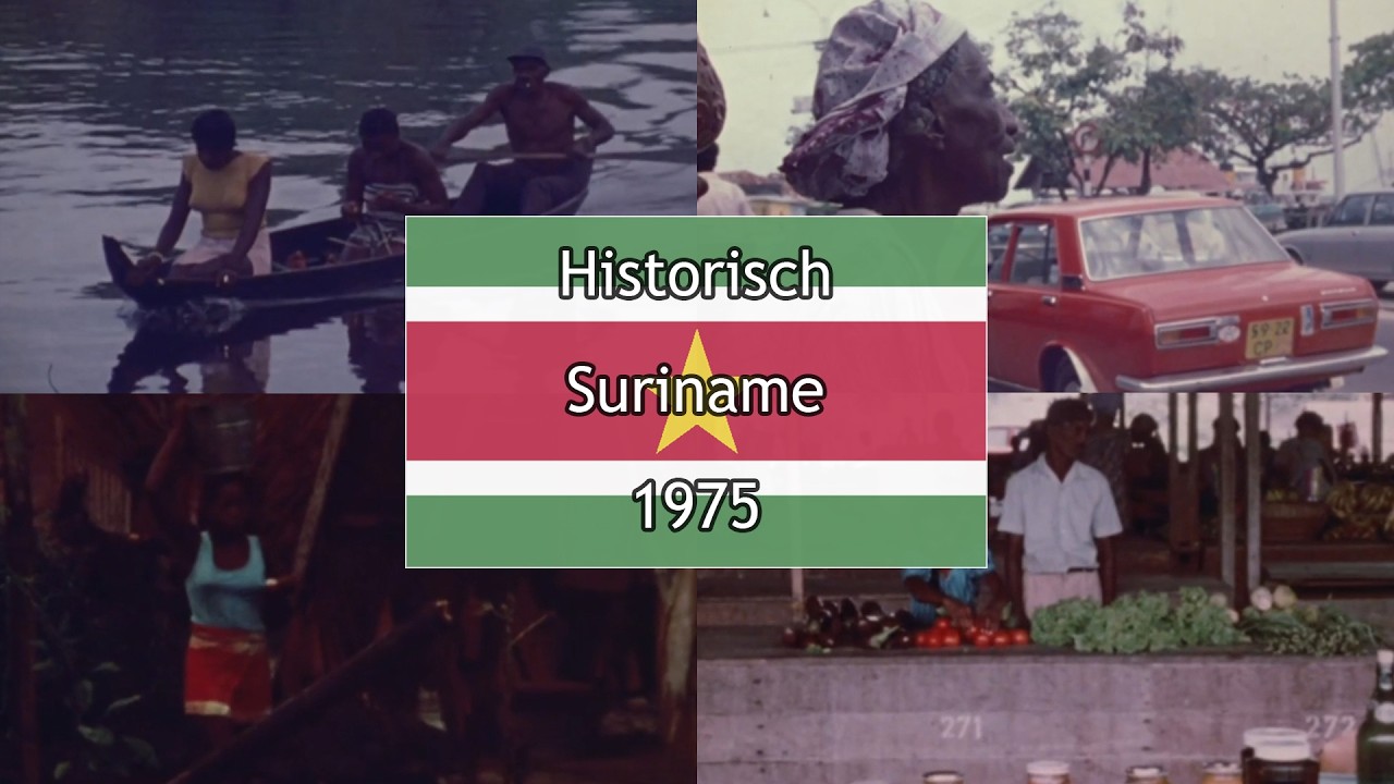 Historische videobeelden van Suriname uit 1975
