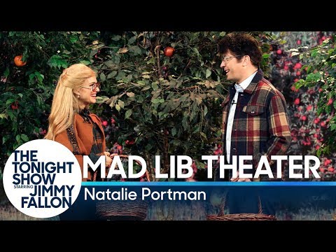 Natalie Portman And Jimmy Fallon Act Out A Scene Using Mad Libs And It Gets Weird Real Fast