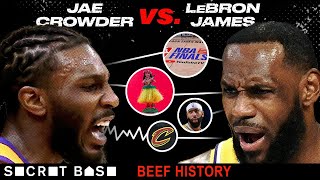 LeBron James and Jae Crowder’s beef saw surprising battles, hard fouls, and also dancing