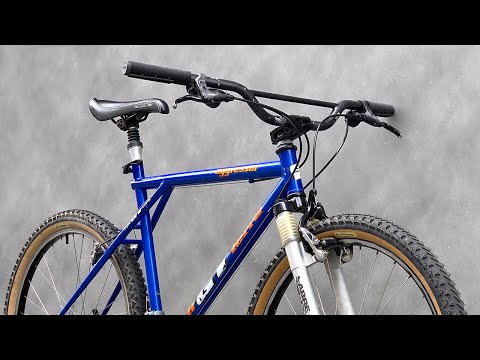 90s GT mountain bike restoration & custom build