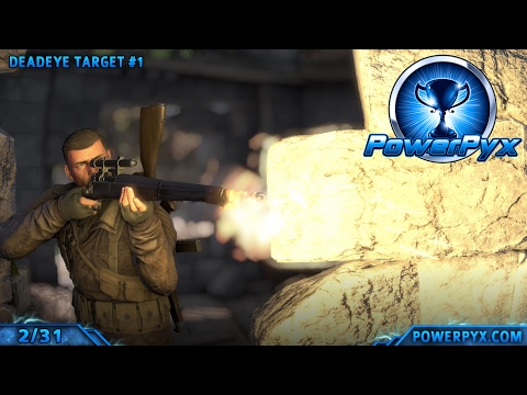 Sniper Elite 4 - Mission 1 All Collectible Locations (Deadeye Targets, Letters, Reports, Documents)