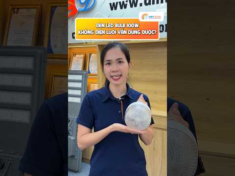 Đèn Led Bulb Năng Lượng Mặt Trời 100W | DMT Solar