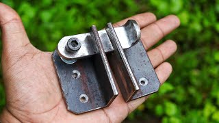 Great idea for door locking mechanism
