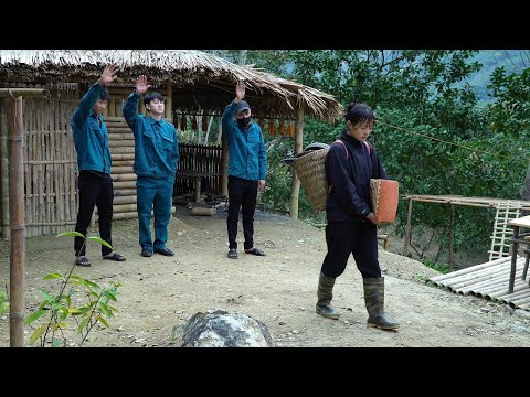 The girl's house was confiscated by the police because it was located on protected forest land.