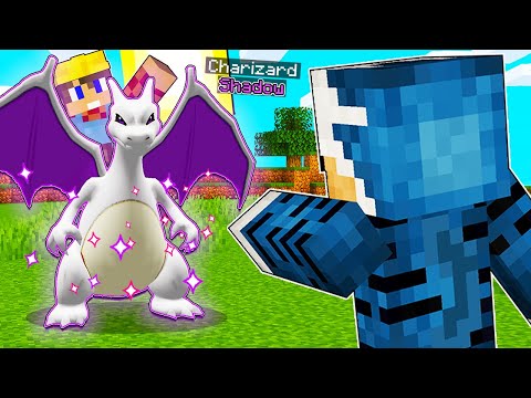 KENDAL REACTS TO HER CHARIZARD SHADOW IN MINECRAFT PIXELMON!!