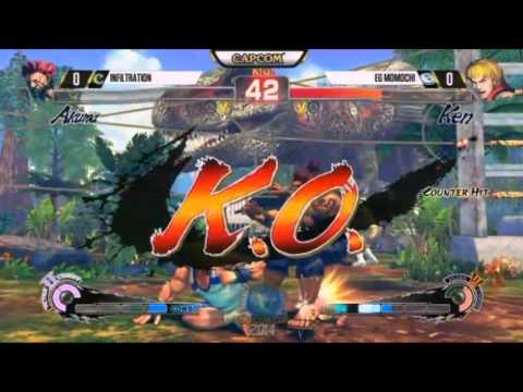 Capcom Cup 2014 USF4 - Infiltration Vs EG Momochi