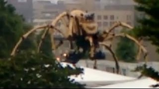preview picture of video 'GIANT SPIDER, RAGNO MECCANICO GIGANTE | Tokyo | Huge mechanical spider, araña, spinne,  Riesenspinne'
