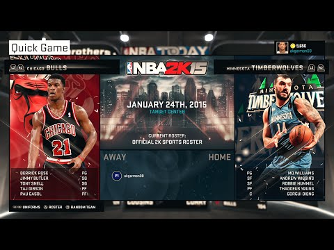 NBA 2K15 - Gameplay | PS4 - Chicago Bulls VS Minnesota Timberwolves - Full Game