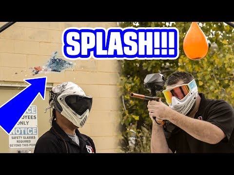 Watch Along: Shooting Water Filled Glitter Bombs Above Our Heads | Lone Wolf Paintball Michigan
