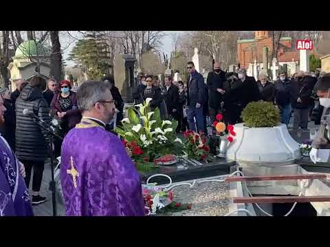 Sahrana legendarnog glumca Borisa Komnenića u Aleji velikana na Novom groblju