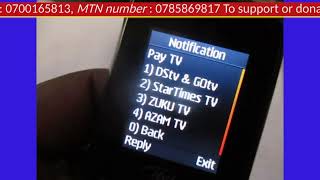 how to pay for DSTV, GOTV, Startimes, ZUKU TV and  AZAM TV on mtn