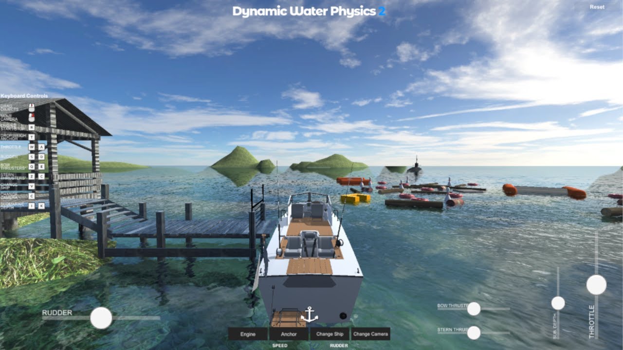 Dynamic Water Physics 2 for Unity