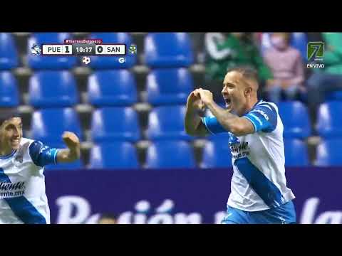 Gol de Gustavo Ferrareis | Puebla 1-0 Santos | Liga BBVA MX - Apertura 2022 - Jornada 2