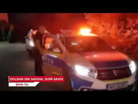 Doljean din Sadova, după gratii.A condus băut și fără permis.Mașina avea numere false